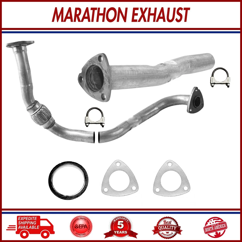 Tubo de escape compatible con: Chevrolet S10 2000-2003|GMCSonoma|IsuzuHombre 2,2 LRWD 108,3" WB Foto 1 de 4