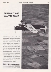 1942 Fairchild Aircraft ad 1/6/2023e - Picture 1 of 1