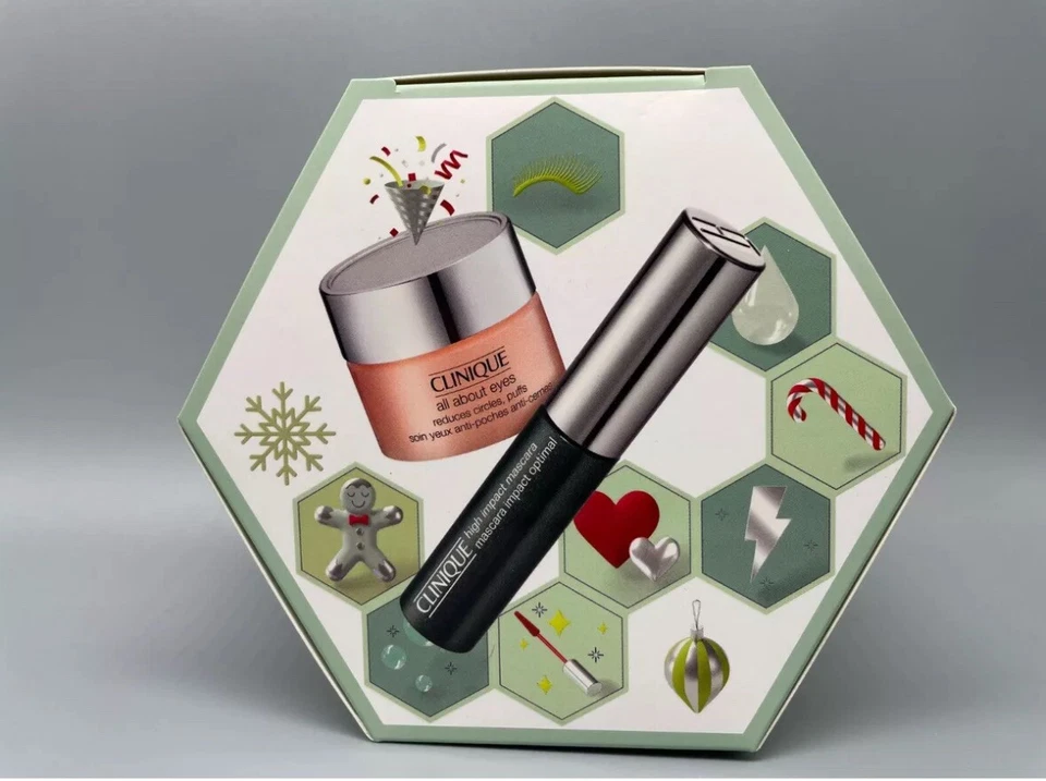 3 X Clinique Easy Eye Duo 2 Pcs Set ALL ABOUT EYES Mascara Boxes