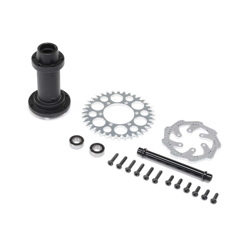Losi Promoto-MX Motorcycle Complete Rear Hub Assembly LOS262014 PM-MX - Image 1 of 1