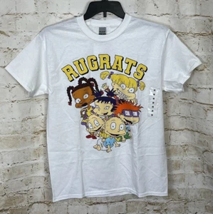 Nueva con etiquetas Camiseta Nickelodeon Rugrats Mediana Blanca Algodón M - Imagen 1 de 5