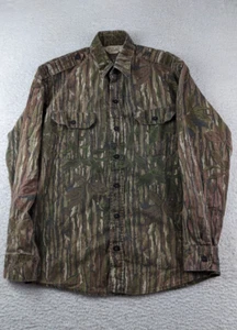 Walls Camo Long Sleeve Shirt Men's M Real Tree Hunting Outdoors MADE USA - Picture 1 of 5