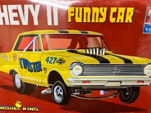 AMT 21589 TWISTER CHEVY NOVA II ALTERED WHEELBASE AWB FUNNY CAR 1/25 FS - Picture 1 of 3