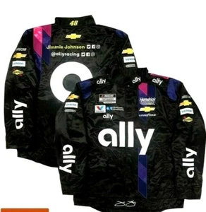 Jimmie Johnson #48 ally Replica 2020 Snap Up Uniform Pit Jacket - Picture 1 of 4
