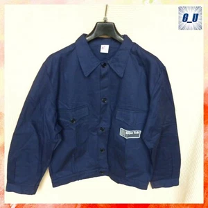 RARISSIMA GIACCA DA LAVORO ILVA SILPA TUBI TG 50 VINTAGE WORKWEAR MADE IN ITALY - Picture 1 of 7