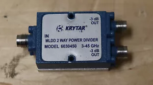 Krytar 6030450 Divisore di potenza bidirezionale 3-45 GHz, 2,4 mm BUONO, quattro disponibili - Foto 1 di 2