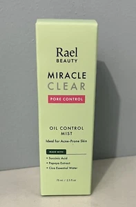 NEW Rael Miracle Clear Oil Control Mist Acne Prone Hydrating Vegan Cruelty Free - Picture 1 of 5