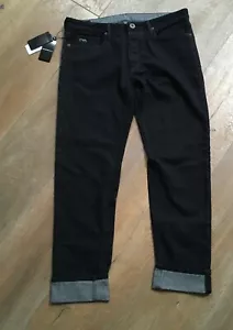 Emporio Armani Black Slim Fit Jeans W34 L32 new - Picture 1 of 15