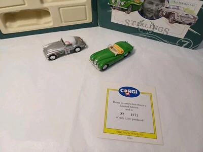 Corgi 97681 Stirling's Choice 2 Pce Set Jaguar XK120 & Austin Healey 3000 - Image 1 of 4