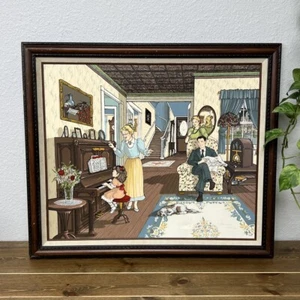 H. Hargrove Serigraph Art “The Piano Lesson” Framed, COA Number & Signed 28"x24" - Picture 1 of 10