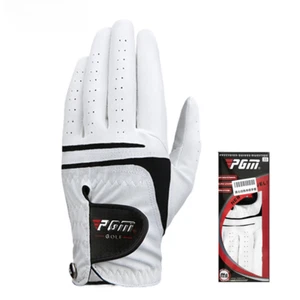 Men Golf Gloves Breathable Kid-lambskin Genuine Leather Sport Hand Glove Wear US - Picture 1 of 12