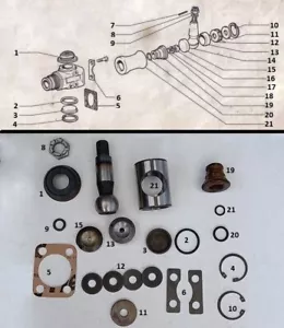 Fiat Iveco 682 180NC Power Steering Head Power Steering Parts Repair Kit - Picture 1 of 1