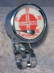 SCHWINN COMPACT BIKE SPEEDOMETER HEAD HURET 2"/50MM Diam. BICYCLE SPEEDO 08 435 - Picture 1 of 6