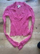 One Step Up Sz Small Pullover Sweater Pink
