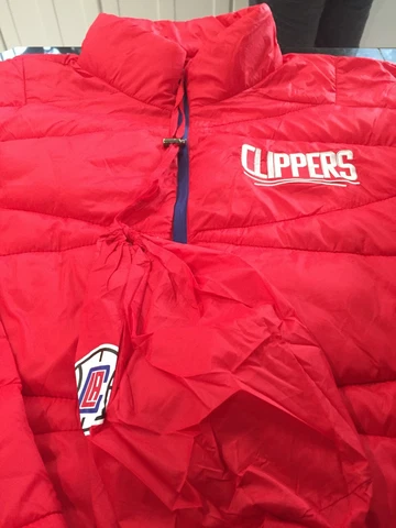 LA Clippers G-III Carl Banks Blitz Full-Zip Packable Jacket Red 6XL NWT $110 Cover