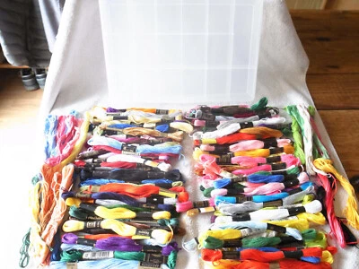 BIG Lot DMC JP Coats Clark Embroidery Floss with Organizer Case-Great Variety! - Image 1 of 4