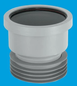 Kunststoff-Gusseisen oder Ton Ablauf Stecker Kupplung Adapter 110 mm 4" Bodenrohr - Bild 1 von 5
