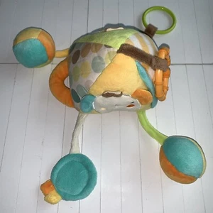 Pusblu Plüschtier Activity Bunt Orange Türkis Gelb Braun Maus Ente Gans Ball Pyr - Foto 1 di 10