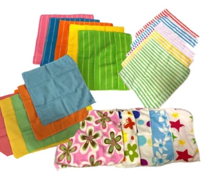 20pcs Micro fibre Cleaning towel Face Washer Multipurpose washing cloth 30cm - Picture 1 of 19