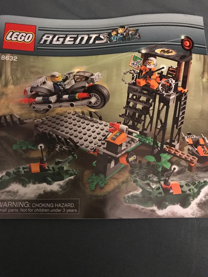 LEG0 Instrucciones SOLO SIN Ladrillos LEGO Agentes 8632 Foto 1 de 1