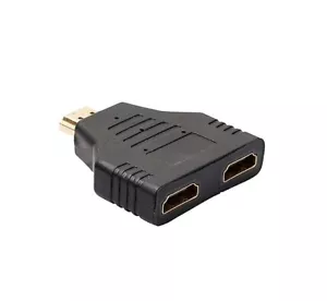 HDMI Male To HDMI Female 1 to 2 Way Splitter - Picture 1 of 5
