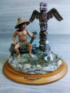 The Native American HERITAGE COLLECTION 1994 William SITKA’S CARVING TLINGIT LE - Bild 1 von 17