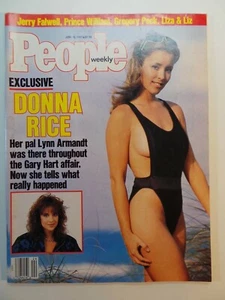 15. Juni 1987 PEOPLE WEEKLY Magazine DONNA RICE Gregory Peck JERRY FALWELL - Bild 1 von 1
