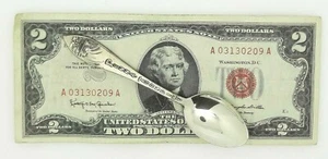 Antique Vintage Signed Bell Trading Post SOUVENIR Penna Turnpike Ornate Spoon - Picture 1 of 8