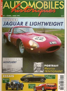 AUTOMOBILES HISTORIQUES 1 JAGUAR TYPE E LIGHTWEIGHT BUGATTI 55 TALBOT T26 GS - Imagen 1 de 2