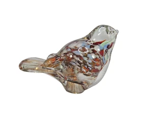 Pisapapeles estatuilla de pájaro de vidrio artístico vintage - Imagen 1 de 12