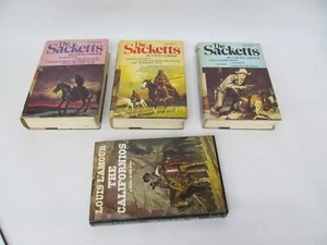 Louis L’Amour Western Hardcover Books The Sacketts Volume 1 2 4 - Picture 1 of 1