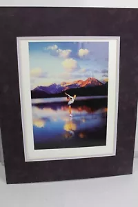 2002 Winter Olympics Poster Print Figure Skating Silver Lake Sport Series - Picture 1 of 3