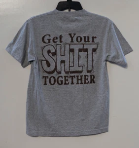 Us Vs Them Get Your SH*T Together Pocket T-Shirt Heather Grey Gr. S - Bild 1 von 6