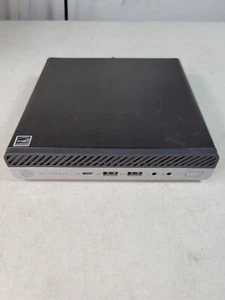 HP EliteDesk 705 G4 DM AMD Ryzen 5 PRO 2400GE 3.2GHz 8GB RAM 256GB NVMe Win11Pro - Afbeelding 1 van 5