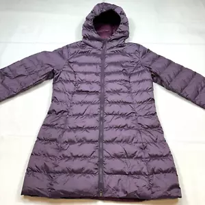 Eddie Bauer Damen S Puffer Down 650 Kapuzenjacke lila wasser windabweisend - Bild 1 von 17