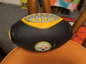 RARE Official NFL Pittsburgh Steelers Foam Football Black N Gold Free Shipping - Picture 1 of 4