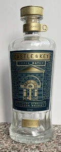 Castle And Key Kentucky Bourbon Whiskey Flasche 750 ml leer Metalldeckel/Kork - Bild 1 von 4