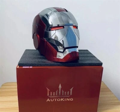 AUTOKING Iron Man 1:1 MK5 Helmet Wearable Voice-controlled Deformed Cosplay Prop - Image 1 of 4