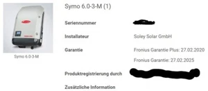Wechselrichter Fronius Symo 6.0-3-M - Bild 1 von 1