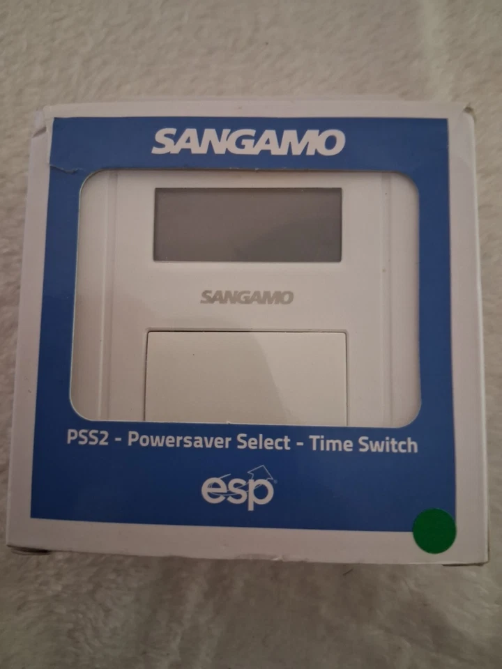 Sangamo PSS2 Powersaver Select 24 Hour 7 Day 16a Time Switch With Boost 16 Amp