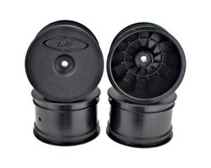 DE Racing Speedline 2.2 1/10 Buggy Rear Wheels (4) (B6/B74/22/22-4) (Black) - Picture 1 of 1