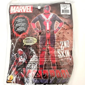 Rubie's Men's Deadpool 2nd Skin Costume One Piece Flex Suit Costume Cosplay - Picture 1 of 8