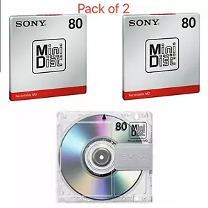 Sony MD80 mini disco bianco 80 minuti MDW80T - Foto 1 di 1
