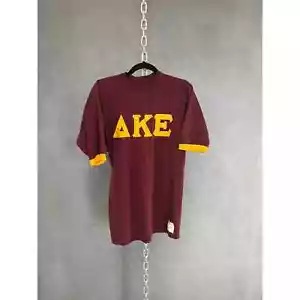 Vintage 60s russell athletic frat football pi kappa alpha tee M - Picture 1 of 5