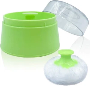 BPA Free Baby Powder Puff Box, Large 2.8" Fluffy Body After-Bath Powder  - Picture 1 of 2