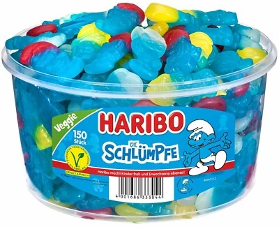 Haribo Die Schlümpfe - Fruchtgummi - 150 Stück - Bild 1 von 4
