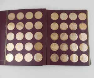 Franklin Mint History of the United States Bronze Proof Medals 44 Coin Set Album - Picture 1 of 14