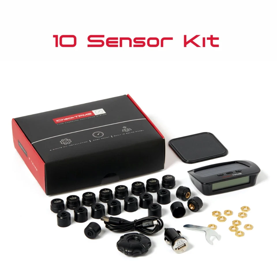iCheckTPMS 4WD 10 SENSOR KIT IC010 CARAVAN RV CAR 4X4 TYRE PRESSURE SYSTEM - Image 1 of 4