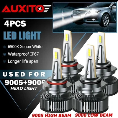 9005+9006 Combo LED Headlight Bulb FIT for Chevy Silverado1500 2500 HD 2001-2006 - Imagem 1 de 4