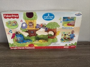 Fisher Price Roll-A-Rounds Jungle Friends Treehouse + 8 bolas 2005 RARO sellado - Imagen 1 de 5
